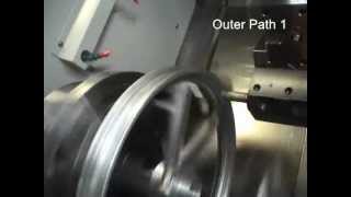 Leadwell T8 Wheel Chuck Demo [upl. by Yetah]