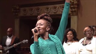 LeAndria Johnson Singing at West Angeles COGIC Throwback [upl. by Nydroj]