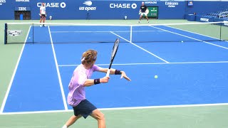 Andrey Rublev DESTROYS Every Ball at Court Level [upl. by Carma]