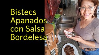 Bistecs Apanados con Salsa Bordelesa [upl. by Landsman]