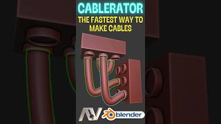 Drawing perfect cables in Blender takes seconds with Cablerator [upl. by Joktan]