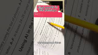 Choose your answers from the IELTS Reading Summary Completion box with confidence ieltsreading [upl. by Innob]