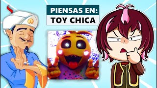 AKINATOR CONOCE a los ANIMATRONICOS de FNAF 2😎🤨 [upl. by Ddej]