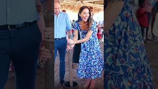 Prince William and Catherine dancing and having fun during Royal Caribbean trip [upl. by Yerggoeg]