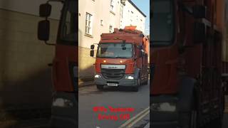 2018 Biffa Toploader Bin Lorry Driving Off In Swindon bintruck garbagetruck [upl. by Giarg189]