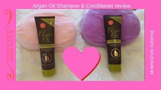 😍Argan Oil Shampoo and Conditioner review😍Muminspire hair product review [upl. by Sharity883]