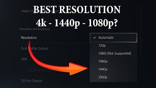 Whats The Best PS5 Resolution For Higher FPS Performance 4k vs 1440p vs 1080p [upl. by Krause]