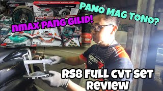 RS8 FULL CVT SET REVIEW  NMAX V2  PAANO MAG TONO [upl. by Aihsenad]