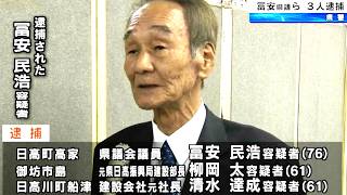 和歌山県議会議員ら3人逮捕 地方公務員法違反の情報漏洩などの疑い [upl. by Enad]