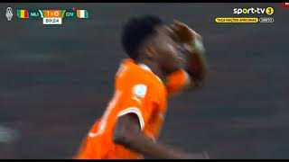 Dramatic Equalizer Ivory Coast vs Mali  AFCON 2024 [upl. by Hollinger]