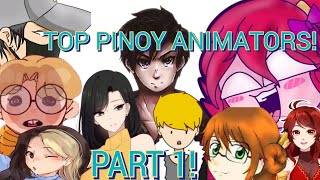 TOP 9 PINOY ANIMATORS NA SIKAT SA YOUTUBE PART 1 ENGLISH CONTENT  Pinoy Animation [upl. by Junji648]