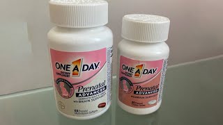 One A Day Women’s Prenatal Review Do They Actually Work [upl. by Enorej]