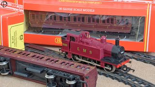 Triang Hornby R52RS LMS Jinty amp Clerestory Coaches With Visit to Father’s Day Railway Exhibition [upl. by Eerac]