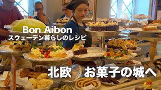 【北欧暮らしVLOG】お菓子のお城へ行く｜スウェーデンの夏休み｜北欧最大のケーキテーブル｜おうち鯛焼き｜ [upl. by Dorree]