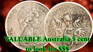 Turn Pocket Change Into Cash Australia 5 Cent Coins to Look For [upl. by Hsatan]