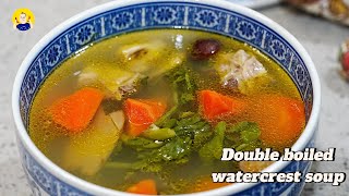 double boiled watercress soup can be very simple [upl. by Nadroj]