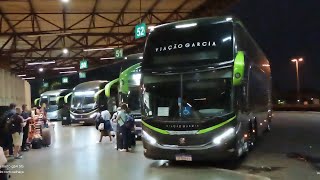 MOVIMENTAÇÃO DOS ÔNIBUS  MANHÃ  RODOVIÁRIA DE LONDRINA  PR [upl. by Ananna]