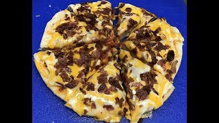 Air Fryer Bacon Pizza DeLonghi [upl. by Eletnahc]