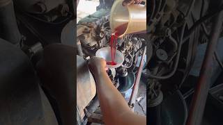 Tractor engine oil servicing  tractor mechanic  tractor repairing shorts ytshorts tractor [upl. by Rondi]