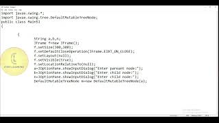 Java  Swing class JTree  user input  CodeLearning [upl. by Dustan]