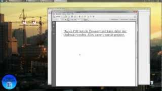 PDF Passwortschutz Entfernen  Video Auxilium Tutorial [upl. by Elwin]