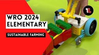 WRO 2024 Elementary quotSustainable Farmingquot [upl. by Haisoj]