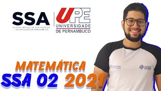 SSA 02  Questão 13  UPE2022  Matemática [upl. by Eirovi]