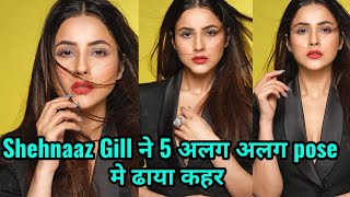 Shehnaaz Gill 5 अलग अलग अदा new video। । dabbo Ratnani photoshoot look ।। [upl. by Nahij]