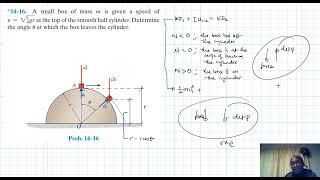 14–16 Kinetics of a Particle Work and Energy Chapter 14 Hibbeler Dynamics Benam Academy [upl. by Nwahsad]