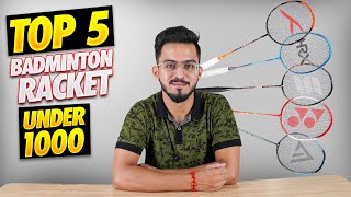 Top 5 Best Badminton Racket Under 1000 Rs [upl. by Karin]