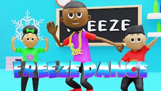 🧊The Freeze Dance 🥶❄ Brain Break Songs amp Games whatsthatrhyme [upl. by Munster520]