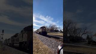 UP manifest with Ace leader Webster Groves MO railfanning trains [upl. by Liryc]