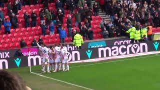 Stoke City  Junho goal celebrations vs Middlesbrough [upl. by Ecinerev454]