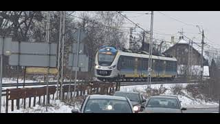 36WEa030 z POLREGIO na stacji Gliwice Łabędy  Zima 2024 [upl. by Abramo]