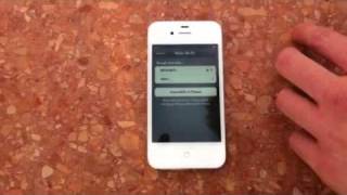 Accensione iPhone 4S bianco [upl. by Hadnama]