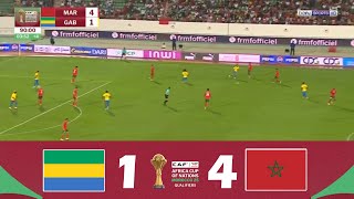 Gabon contre Maroc 14  Éliminatoires AFCON 2025  Résumé de Match [upl. by Adoc765]