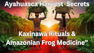 Harvesting Ayahuasca Traditionally by the Kaxinawa Tribe Sacred Traveler [upl. by Noella]