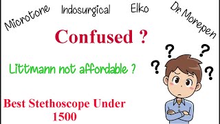 Best Stethoscope 🩺  Under 1500  Unboxing and Review  Indosurgical Stethoscope [upl. by Shaylyn33]