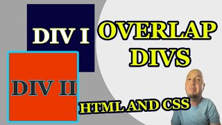 how to overlap Elements in CSS [upl. by Leis]