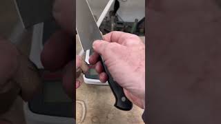 Dull knife vs honed knife vs sharp knife Bess tester results [upl. by Ankney526]