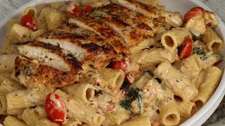 Creamy Tuscan Chicken Pasta Recipe Easy Pasta Recipe [upl. by Priscella]