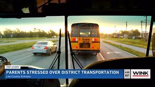 Lee County Parents stressed over school transportation [upl. by Isoj]