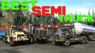 Best Semi Trucks In SnowRunner [upl. by Chris]