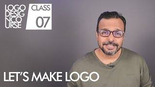 Lets Make Logo  Logo Design Course Class 7 in Urdu  Hindi [upl. by Andonis]