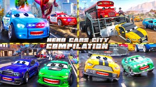 Police Cars HighSpeed Pursuits Epic Adventures amp Road Rages  Best of Hero Cars Movie Compilation [upl. by Yennep788]