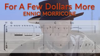 For A Few Dollars More  Ennio Morricone  Guitar TAB Playalong [upl. by Strage628]