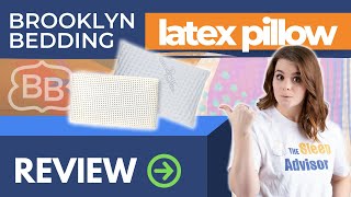 Brooklyn Bedding Latex Pillow Review  Emma checks it out [upl. by Nairad]