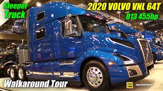 2019 Volvo VNL 64T 860 D13 455hp Sleeper  Exterior and Interior Walkaround  2019 Expocam Montreal [upl. by Gerri]