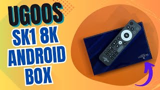 TRDE İLK 8K 60 FPS OYNATABİLEN L1 LİSANSLI ANDROID BOX  UGOOS SK1 [upl. by Peggie]