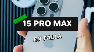 15 Pro Max con garantía 😱 ¿Será que logramos repararlo [upl. by Imer]